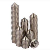 Vis sans tête en acier au carbone robuste, zinguée, anti-usure, pour machines industrielles, quincaillerie de fixation