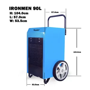Chine Usine IRONMEN 90L Energy Star Déshumidificateur-860W Ultra silencieux avec pompe de <span class=keywords><strong>vidange</strong></span> automatique pour entrepôt/<span class=keywords><strong>garage</strong></span>/sous-sol - Product Image 5