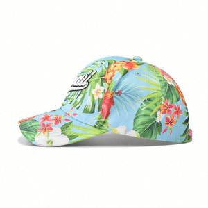 Fashion New Embroidered Cotton Baseball Cap Women Men Bright Color Sports <b>Hat</b> All-over Cotton Printing Outdoor Beach Sun <b>Hat</b> - Product Image 3