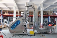 Machine d'emballage alimentaire verticale électrique automatique avec remplissage, emballage, étiquetage et scellage pour sacs en plastique, sachets et films