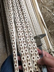 <strong>Half</strong> <strong>round</strong> white teak alin <strong>wood</strong> hot pressed <strong>mouldings</strong> for door frame window ceiling trim furniture and so and on - Product Image 4