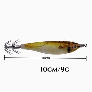 Set di 14 Esche <span class=keywords><strong>Artificiali</strong></span> Luminose da 100mm 9g <span class=keywords><strong>per</strong></span> Pesca in Acqua Salata, Esche UV a Forma di Gambero <span class=keywords><strong>per</strong></span> Polpo e Seppia - Product Image 3
