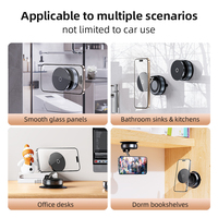 Support de téléphone magnétique pour tableau de bord de voiture Aspiration sous vide Ultra stable avec chargeur sans fil Support de téléphone portable pour iPhone 16 17