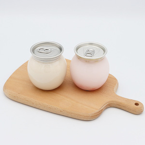 Bouteille de boisson en plastique PET transparente en forme de boule de 250/330/500 ml pour thé à bulles et jus, avec impression sérigraphique et ouverture facile - Product Image 2