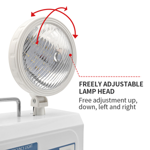Señal de salida LED de emergencia contra incendios, de salida de luz LED, recargable, impermeable, LED, señales de salida de emergencia, señales de fuego, Luz - Product Image 2