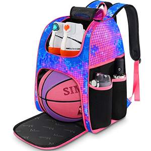 Mochila de Baloncesto para Hombre con Compartimento para Zapatos, Plegable, Impermeable y de Gran Capacidad, Mochila Deportiva Informal - Product Image 1