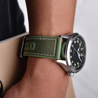 JUELONG Bracelet de sport souple Bracelet à dégagement rapide GT4 46mm Bracelets de montre en silicone en caoutchouc nylon hybride pour montres intelligentes