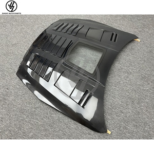 IMP Style Wet Carbon Fiber Front <b>Bonnet</b> With Glass for Nissan GTR R35 2008-2016 Carbon Engine Cover Hood Car Parts - Product Image 4