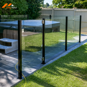 Panel de Valla de Vidrio y Aluminio para Exteriores, Resistente al Viento, para Privacidad, para Piscinas, Jardines y Proyectos Comerciales - Product Image 2