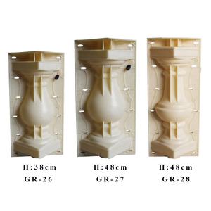 سياج مسبق الصنع من البلاستيك ABS ، درابزين ، درابزين ، قوالب سلالم درابزين لصب السور الإسمنتي - Product Image 3