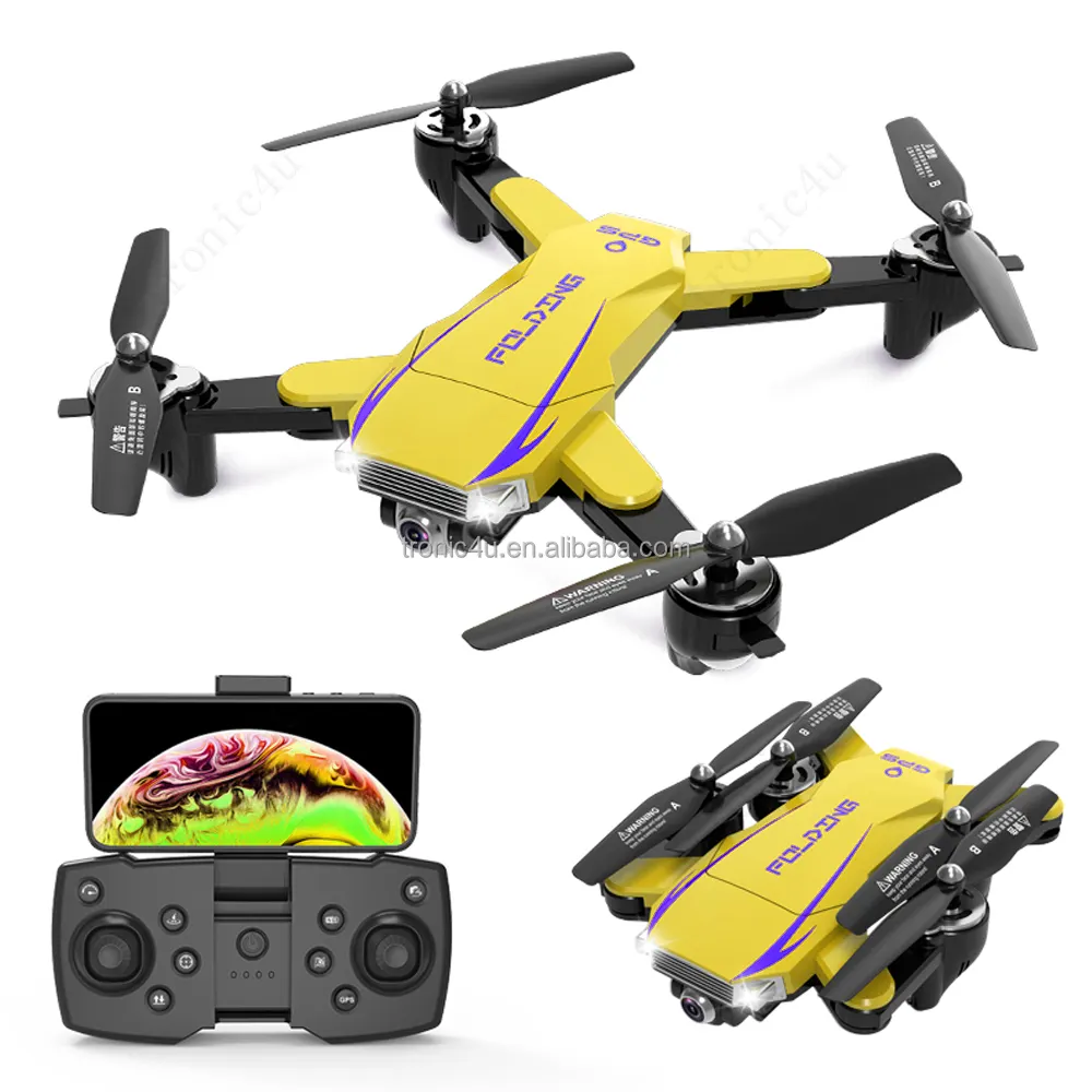 Petit Drone 4k 1080p 5G à cardan 3 axes pliable, avion, Selfie, quad copte à flux optique, double caméra, bon marché, offre spéciale