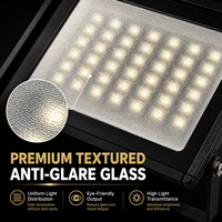 Reflector LED de Alta Potencia, Diseño Exclusivo, IP65 Impermeable, Protección Contra Sobretensiones de 4000V, Vidrio Texturizado Antideslumbrante, 30W-600W