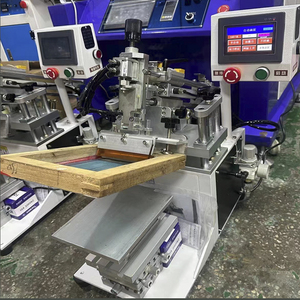 Desktop Flat Silk Screen Printing Machine for Glass Plastic Bag Paper Label Bag Logo Semi Automatic Small Plane Screen Printer