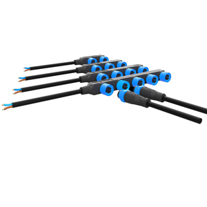 Kadın soket ile özelleştirilmiş kablo 2Pin F tipi su geçirmez konektörler ile 2Pin erkek fiş - Product Image 4