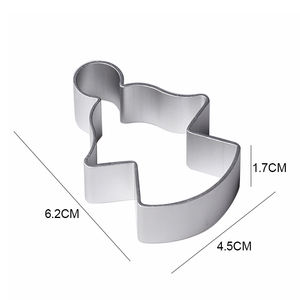 热销卡通动物造型小型不锈钢饼干切割机套装饼干模具自制零食烘焙 - Product Image 5