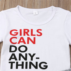 2022 Summer Custom Design Children <b>Sports</b> Short Sleeve Sets Cotton Clothing Outfits Skirt <b>Girl</b> Two Piece Set - Product Image 5