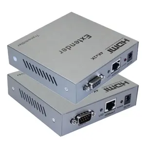 Kualitas tinggi 4K 1080P 100M HDBT HDBaseT RJ45 HDMI Extender RS232 melalui Ethernet Cat6 Cat 6 dengan IR