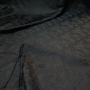 Đen Hoa Thổ Cẩm Jacquard vải cho may DIY trang phục váy ăn mặc quần áo vật liệu - Product Image 5