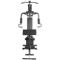 Station de musculation multifonctionnelle pour la maison, machine d'entraînement complet du corps avec pile de poids intégrée, équipement de fitness