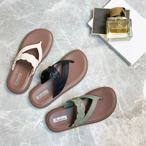 Sandales ouvertes pour femmes en cuir véritable, style plage estival, mode américaine, multifonctionnelles, à semelle épaisse et amortissante - Product Image 3