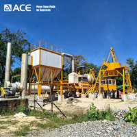 Centrale à bitume compacte et portable ACE Group CAP80 80t/h avec pompe à moteur haute efficacité pour l'entretien routier en Indonésie