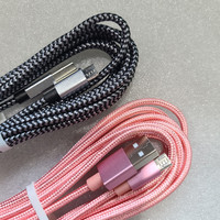 3ft 6ft 10ft classic Micro USB câble de données de charge rapide nylon tressé V8 5P chargeur de téléphone android