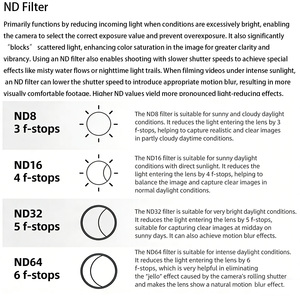 Système de <span class=keywords><strong>filtres</strong></span> SUNNYLIFE <span class=keywords><strong>Mini</strong></span> 5 <span class=keywords><strong>Pro</strong></span>, filtre polarisant CPL ND16 à densité neutre réglable, filtre polarisant ND64/PL pour accessoires compatibles - Product Image 4