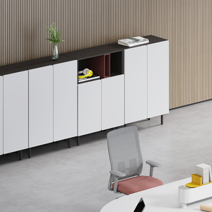 Bán buôn thiết kế hiện đại <span class=keywords><strong>MDF</strong></span> thấp Tủ tập tin đổi mới mới văn phòng lưu trữ bằng gỗ cho văn phòng nhà xưởng trường khách sạn - Product Image 2