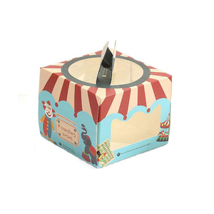 Hộp Đựng Nhiều Màu Sắc Tươi Sáng Mới Túi Đựng Bánh Bằng Giấy Xách Tay Hộp Đựng Bánh Phô Mai Kẹo Bữa Ăn Sáng Hạnh Phúc Có Tay Cầm Cửa Sổ - Product Image 3