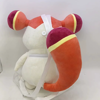 Sac à dos en peluche personnalisé Uyeah OEM/ODM, design original, mignon, dessin animé, rembourré en coton PP, avec logo personnalisé, sac à jouets en peluche animaux