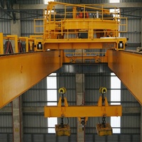 Grue à poutre électromagnétique rotative de type LC de 40 tonnes avec commande PLC et moteur, hauteur de levage de 16 m