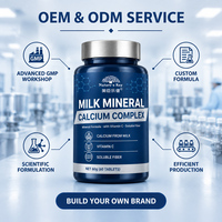 OEM ODM Private Label Milk Calcium Chewable Tablets Resistant Dextrin Vitamin C Bone Health Calcium Supplement
