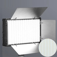 Lampe vidéo pour caméra LED-600, éclairage audio et vidéo professionnel, panneau portable, éclairage vidéo en direct