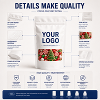 Sachet refermable personnalisé imprimé, étanche, pour poudre de thé vert Matcha, qualité alimentaire, avec fermeture éclair, pour emballage de thé 500g 1kg 2kg 5kg