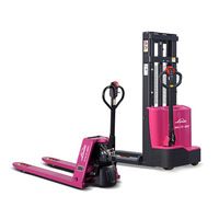Nouveau chariot élévateur à batterie lithium-ion Linde de haute qualité, empileur à haute stabilité avec pneus en polyuréthane pour centre de distribution