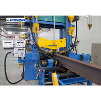 Je chaîne de production de poutre en H soudure automatique d'Assemblée redressant la machine pour la poutre en H