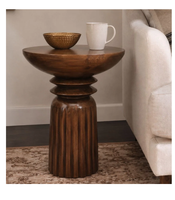 Table d'appoint contemporaine en bois pour salon, chambre, bureau, restaurant et hôtel