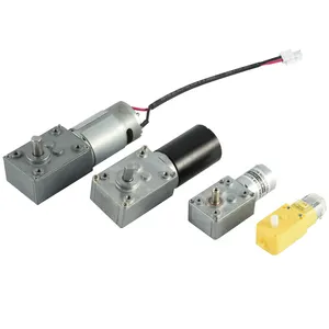 WGM370 6V 12V 24V küçük sonsuz dişli şanzıman ile RF-370 Dc Motor tıbbi pompa ekipmanları