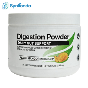 Complément alimentaire en poudre à base <span class=keywords><strong>de</strong></span> plantes pour le soutien <span class=keywords><strong>de</strong></span> la digestion quotidienne et l'équilibre intestinal, pour hommes et femmes, réduit la pression digestive, saveur pêche mangue - Product Image 1