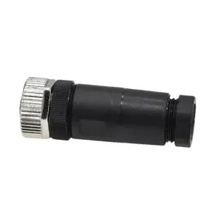 Conector de Sensor M12 Recto con Rosca de Fábrica, Conector de Aviación con Bloqueo IP67 de 12 Pines, Conector Hembra para Cable - Product Image 3