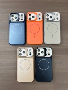 Soporte de Lente de Cámara Ultra Delgado de Bajo Costo, Anillo Magnético, Funda de Teléfono Naranja para 17 Pro Max 17 Pro - Product Image 5