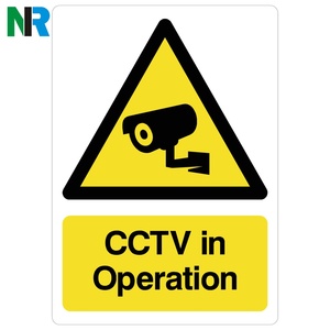 Customized Outdoor Corrugated PP <b>Waterproof</b> Printed <b>Sheets</b> with Cutting Service Custom Sizes for CCTV Warning Signs - Product Image 4