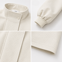 Anjie Benutzerdefiniertes Logo OEM ODM Private Label Maßgeschneiderte OEKO-TEX BSCI Gewebte Crop-Jacke Minirock-Set Damen Hersteller