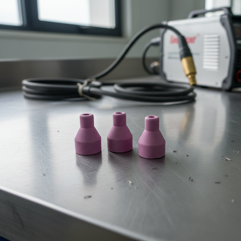 Pink Alumina Ceramic Welding Cooling Nozzle