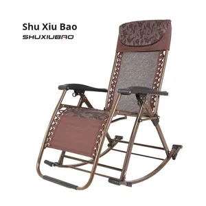 Silla de ocio plegable para adultos al por mayor, mecedora para balcón para el almuerzo, <span class=keywords><strong>tumbonas</strong></span> para ancianos - Product Image 5