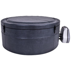 Spa de massage rond portable en mousse écologique pour 6 personnes, 184 cm x 73 cm, noir, avec <span class=keywords><strong>pompe</strong></span> classique - Product Image 6
