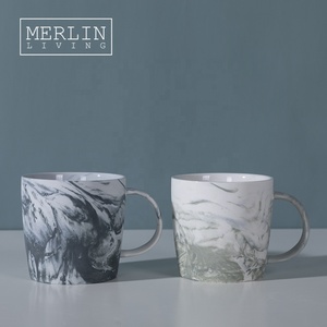 Set Regalo di Tazze in Ceramica Effetto Marmo <span class=keywords><strong>Merlin</strong></span> Living Nordic, Tazze per Caffè e Tè in Porcellana all'Ingrosso - Product Image 3