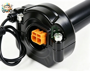 Poignée d'accélérateur universelle haute performance pour <span class=keywords><strong>moto</strong></span> électrique avec connecteur étanche. - Product Image 2