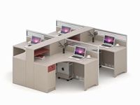 Bureau cubique moderne poste de travail 2 4 6 8 personnes meuble cloison en verre centre d'appels bureau