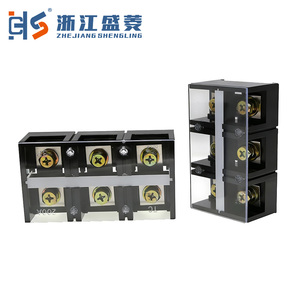 CZLS TC-2003 200A Copper Clot Bakelite Fixed Mounted Screw <strong>Terminal</strong> Block 2-4 Poles 11-20 Contacts Better Insulation <strong>Terminal</strong> - Product Image 1